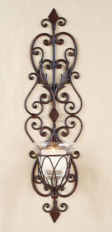 Kelite ̱  ݼ   (к  ) д /    ö  /Kelite American classical metal wall type candlestick (including candle cup) / European flowe
